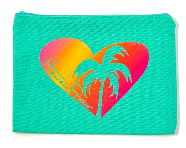 Hawaii Proper Heart Small Pouch