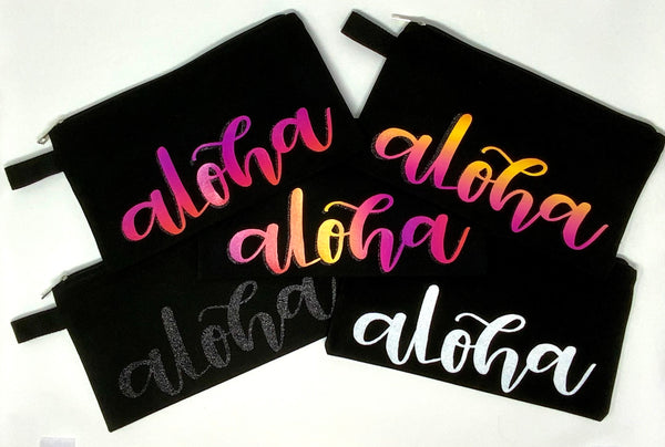 Aloha Clutch Black